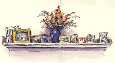 The Fireplace Mantle sketch-fireplace-mantle