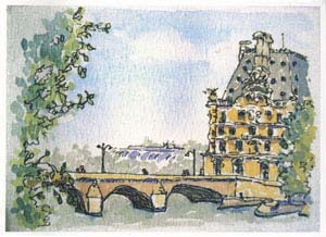 The Siene, Paris paris-siene-sketch