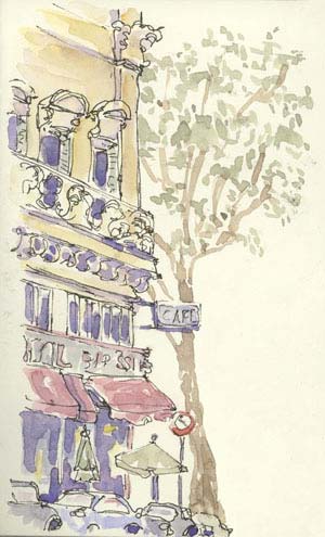 Paris Street paris-street-sketch