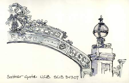 Sather Gate sketch_sather_gate_ucb class=