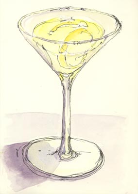 Lemon Martini sketch_cocktail_martini
