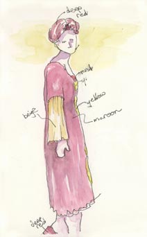 Bouclier Day Dress, 1925 sketch_poiret_dress