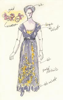 Homage à Rousseau, 1910 sketch_poiret_dress