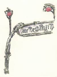 Sketch, Paris Metro Gate sketch_paris metro gate