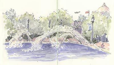 Sketch, National Sculpture Garden sketch_dc_sculpture_garden