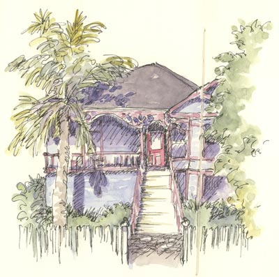 House on 5th Street, Palm Trees sketch_berkeley_house_palm_tree