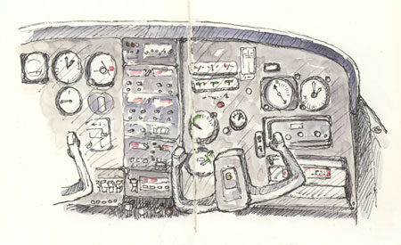 Cessna 182 Panel sketch_cessna_182_plane_panel