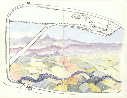 Over Oregon sketch_oregon_view_plane