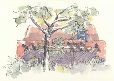 Harwood Museum sketch_taos_harwood_museum