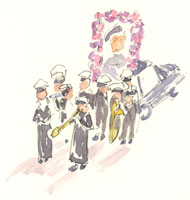Funeral Procession, Chinatown, San Francisco sketch_funeral_procession_chinatown