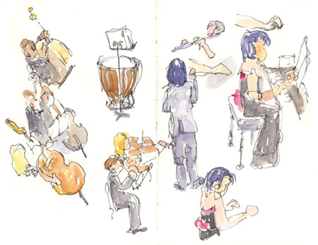 Berkeley Symphony sketch_musicians