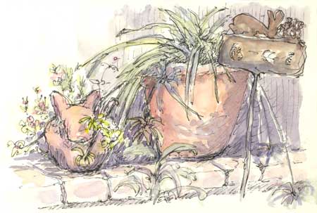 Porch Pots sketch_patio_flowers