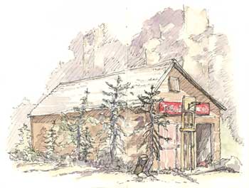 Old Garage sketch_cabin