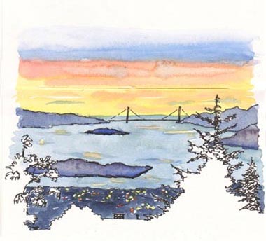 Bay View sketch_sunset_bay_view