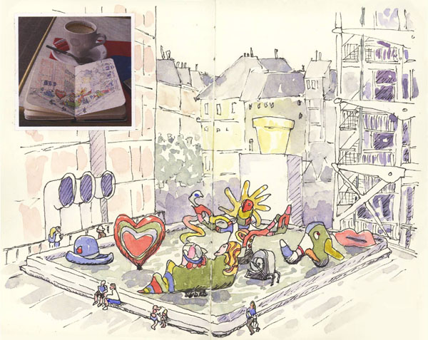 Paris Sketchbook : Sketching and Sketchbooks